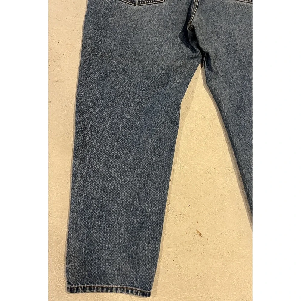 Signature By Levi Strauss And Co Mens Relaxed Fit Blue Straight Jeans Size 38x30